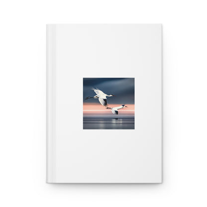 Bird Hardcover Journal Matte White