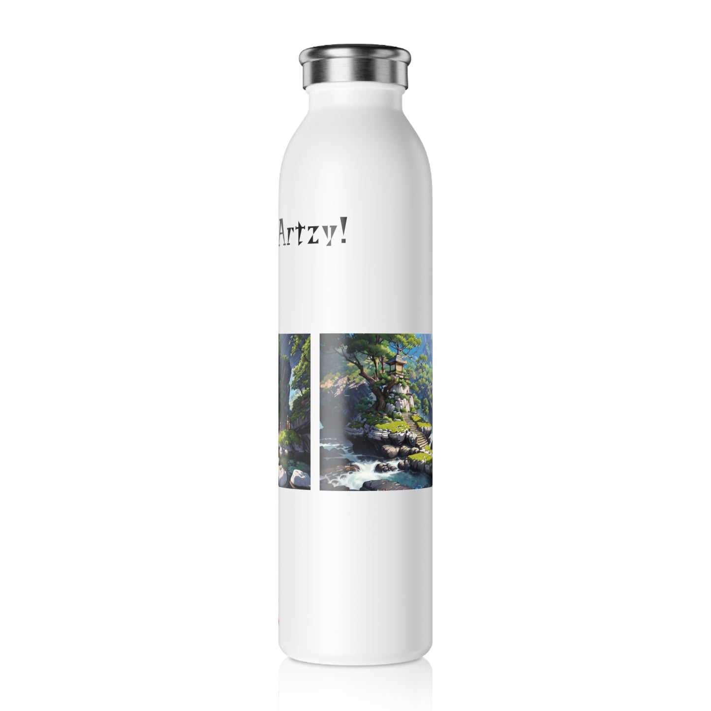 Artzy Slim Water Bottle