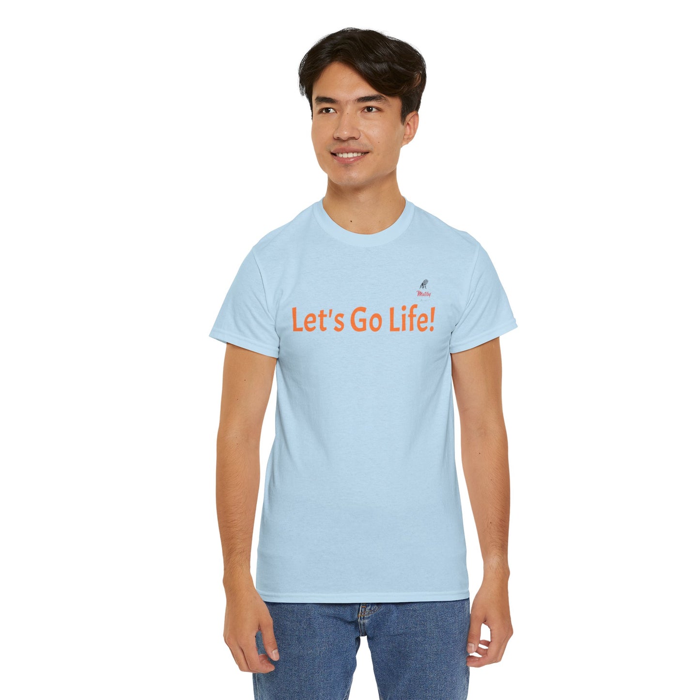 Let's Go Life! Unisex Heavy Cotton Tee