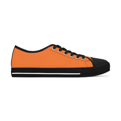 Women's Orange Low Top Sneakers