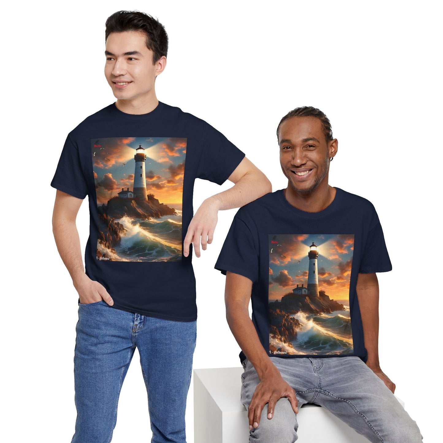 Lighthouse Unisex Heavy Cotton Tee