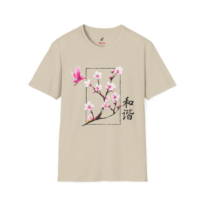 Japanese Cherry Blossom Unisex Softstyle T-Shirt