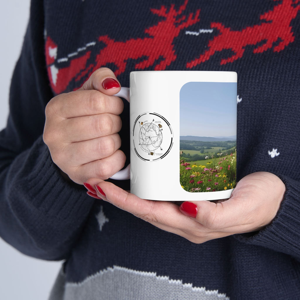 Cozy Architecture & Dreamy Landscapes #21 White Ceramic Mug – Homes Home Sweet Home Cup (11oz/15oz)