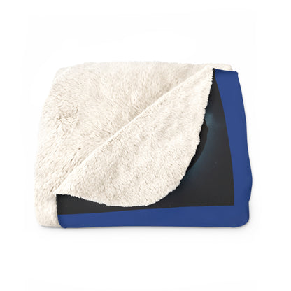 Matiby MEK Blue Sherpa Fleece Blanket