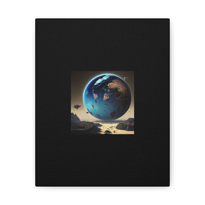 Matiby Worlds Black Canvas Gallery Wraps