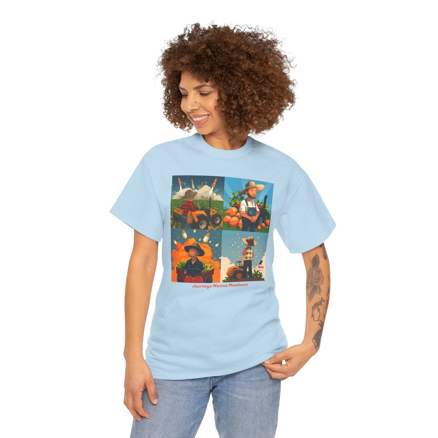 Journeys Manna Meadows Unisex Heavy Cotton Tee