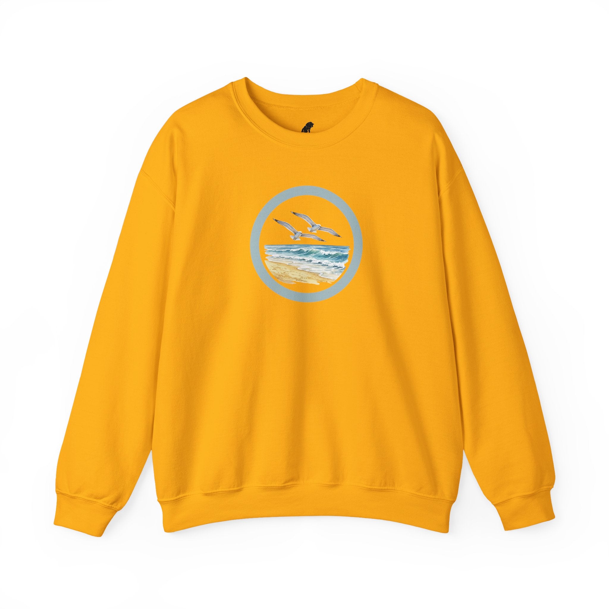 Coastal Circle Crewneck Sweatshirt — Seagull Beach Sweater