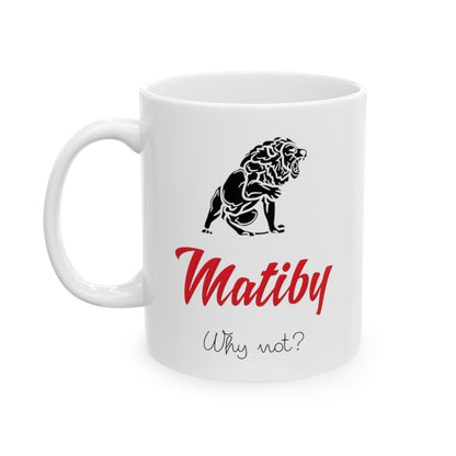 Matiby Artzy Ceramic Mug, 11oz