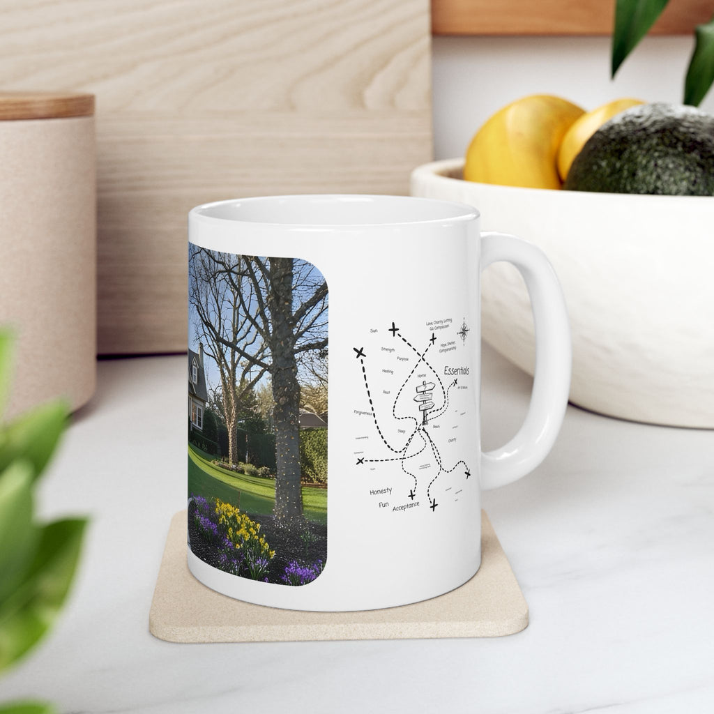 Cozy Architecture & Dreamy Landscapes #3 White Ceramic Mug – Homes Home Sweet Home Cup (11oz/15oz)