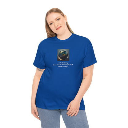 Earth Genesis Bible Speaks Unisex Heavy Cotton Tee