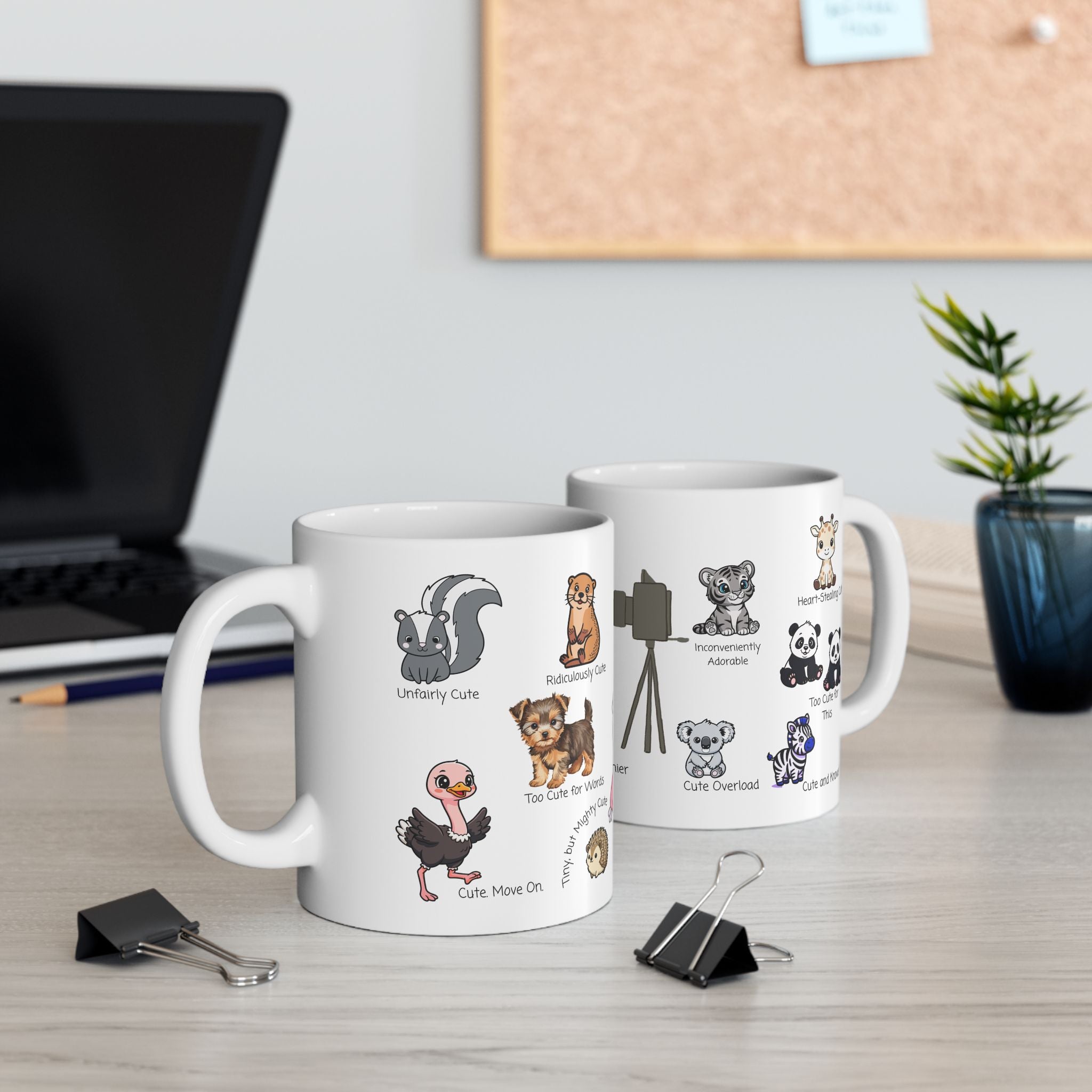 The Duchess of Denier White Ceramic Mug — Tiny, But Mighty Cute Overload Cup (11oz/15oz)
