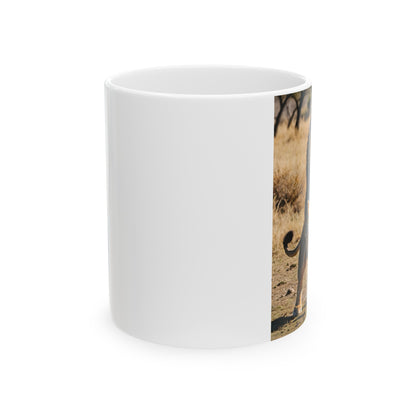 Matiby Lion Ceramic Mug, 11oz