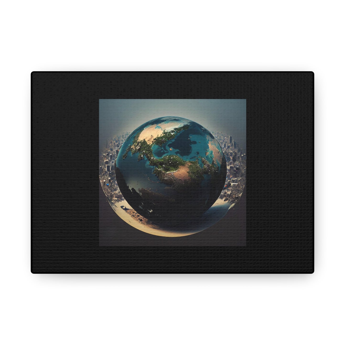 Matiby Worlds Black Canvas Gallery Wraps