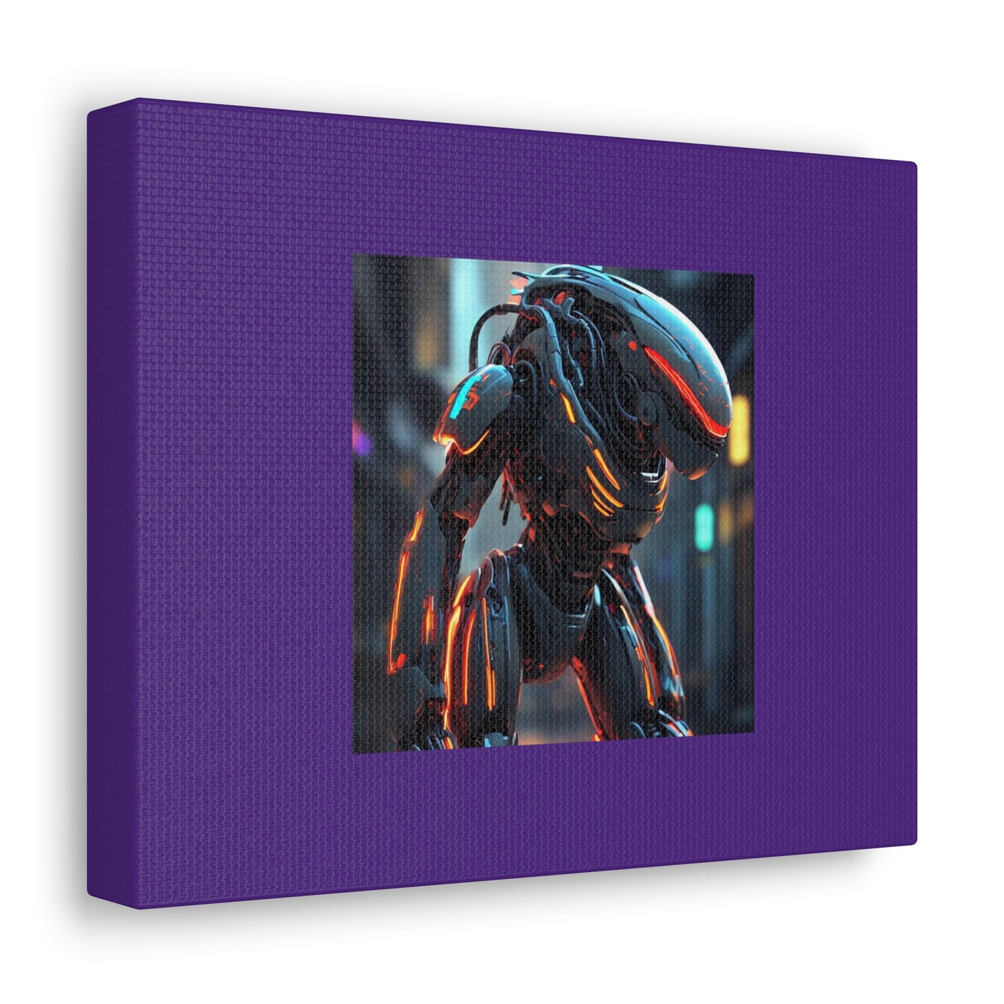 Matiby MEK Purple Canvas Gallery Wraps