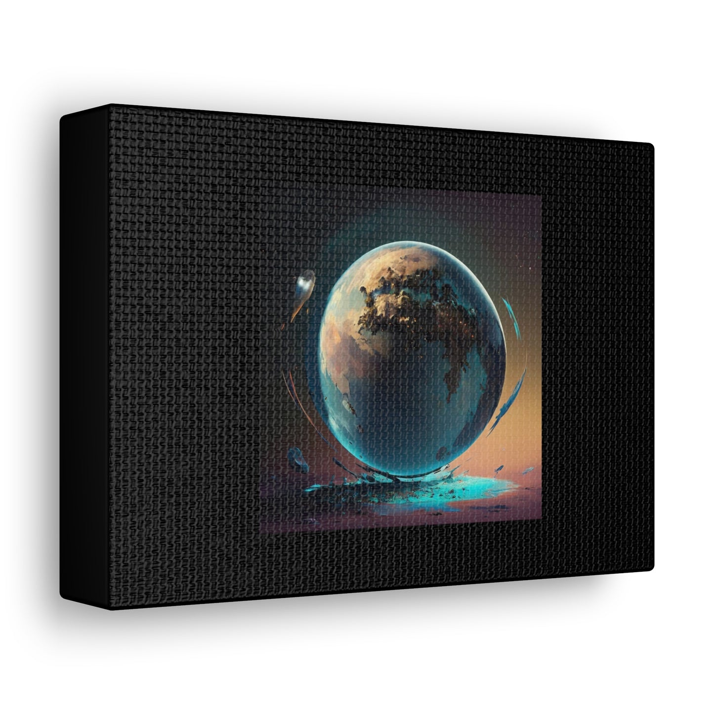 Matiby Worlds Black Canvas Gallery Wraps