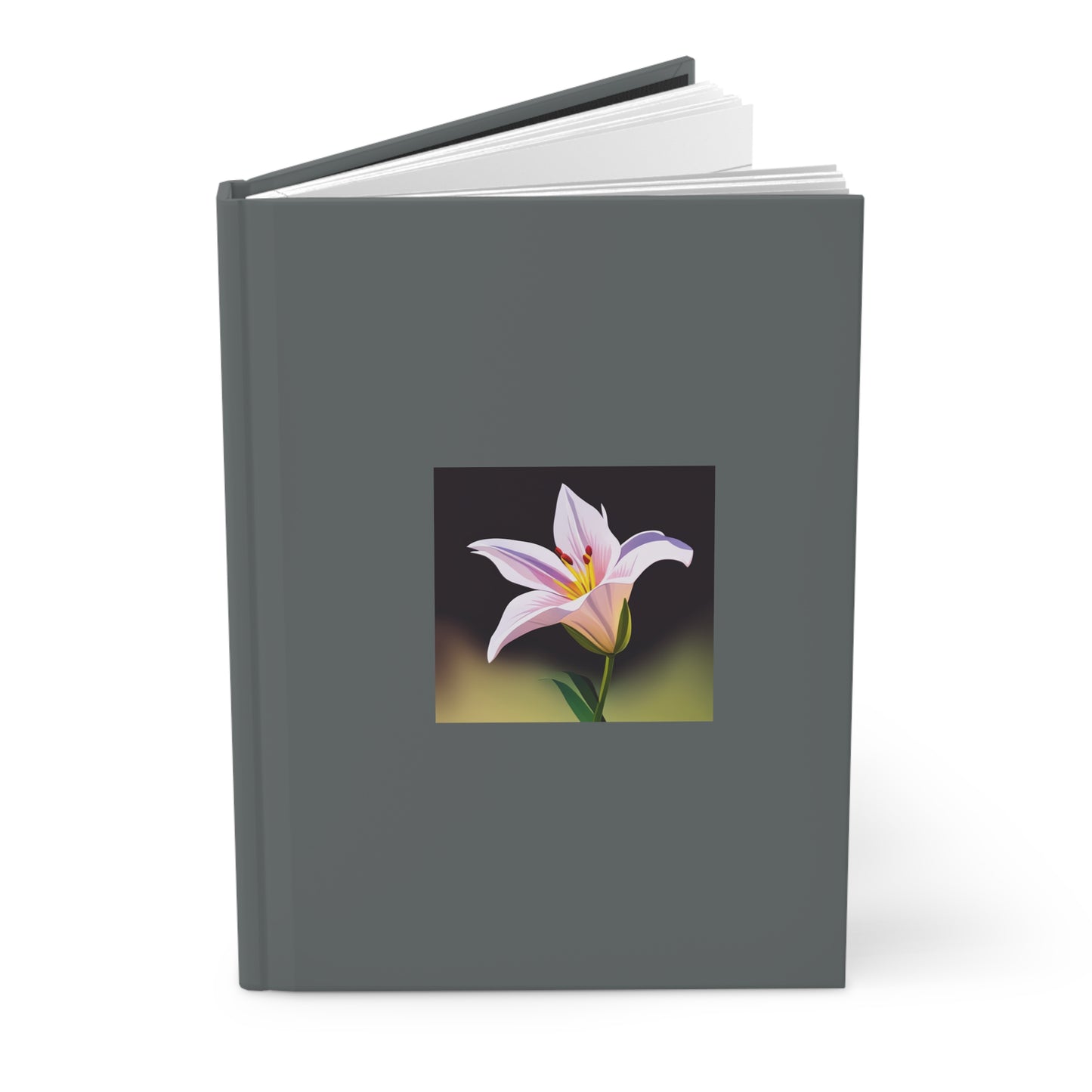 Lily Hardcover Journal Matte Dark Grey