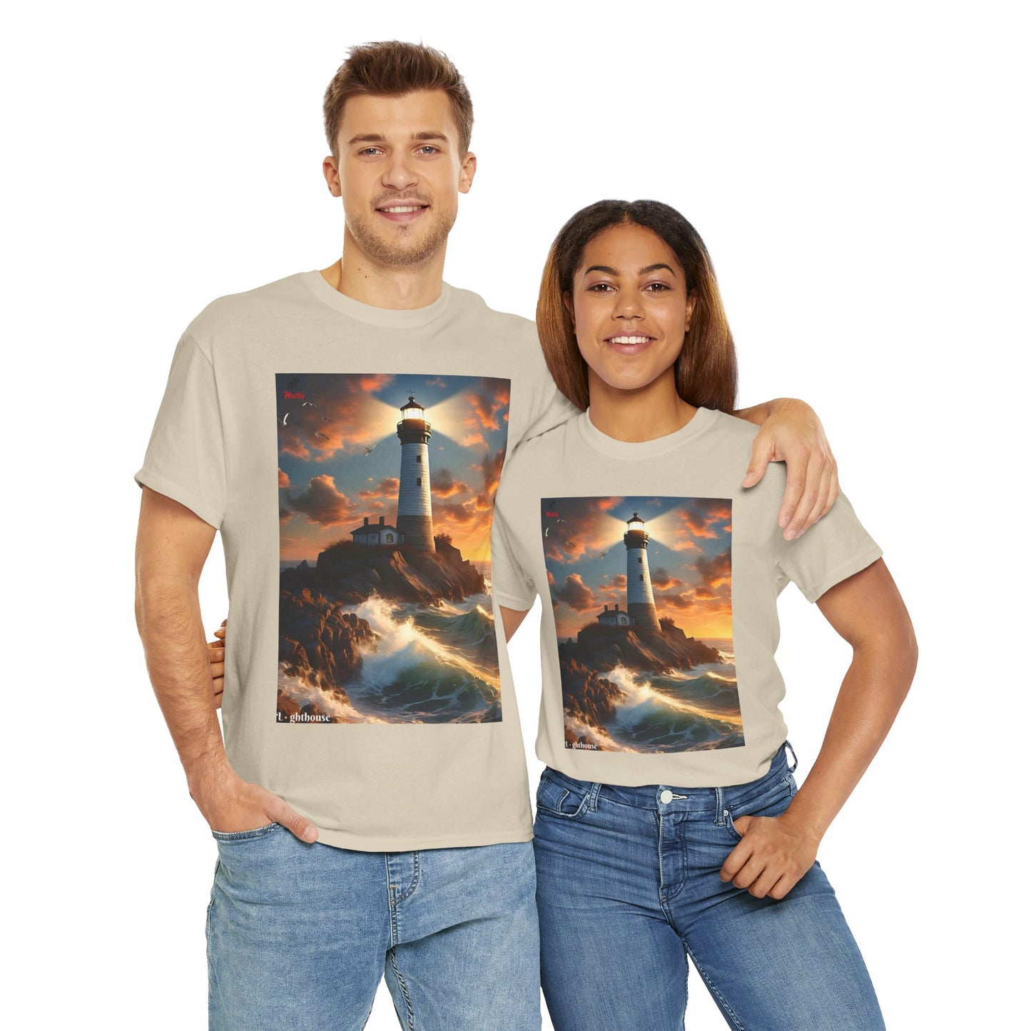 Lighthouse Unisex Heavy Cotton Tee