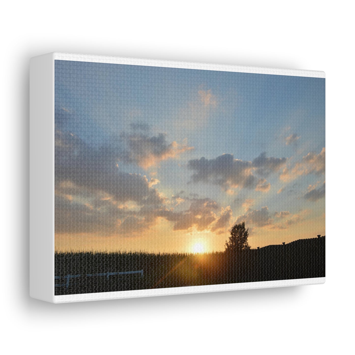 Sunset White Canvas Gallery Wraps