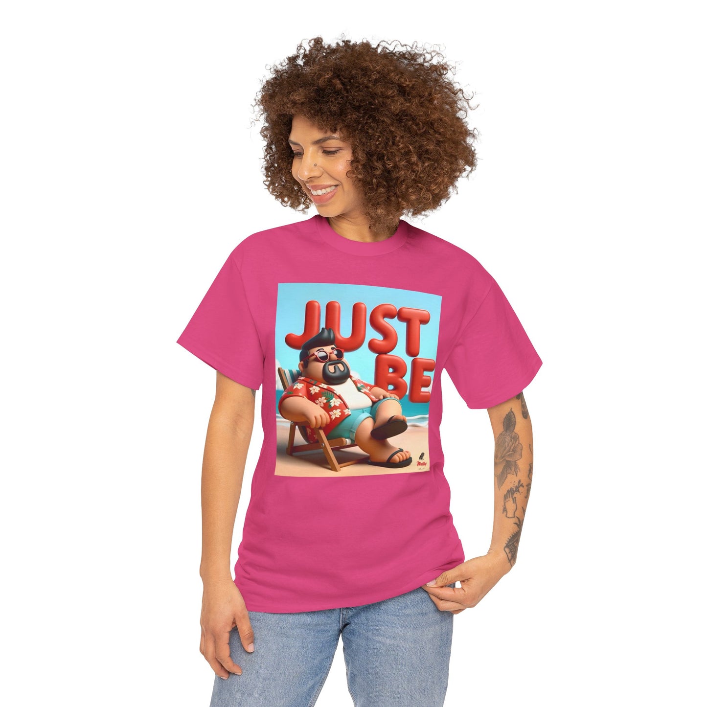 Just Be Unisex Heavy Cotton Tee