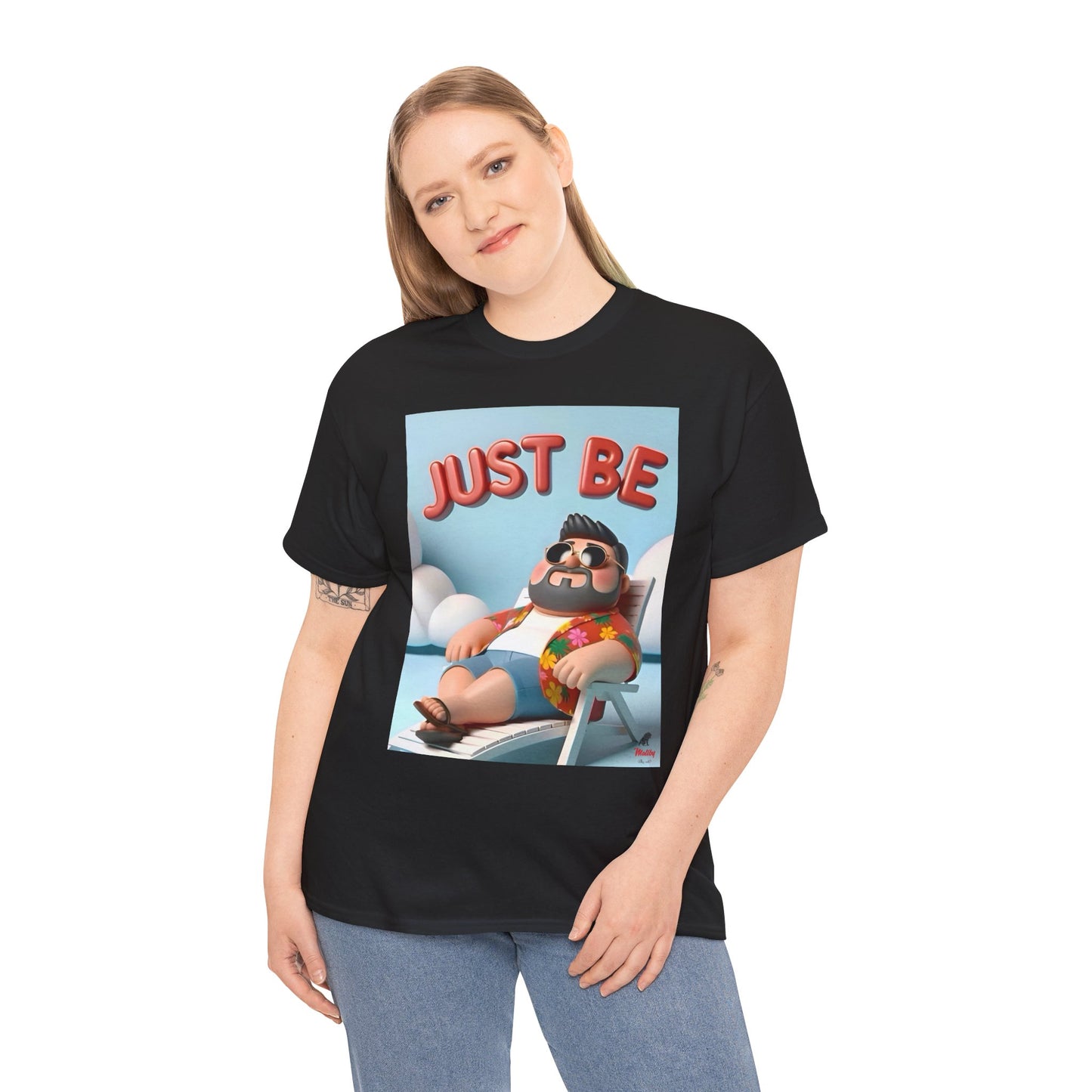 Just Be Unisex Heavy Cotton Tee