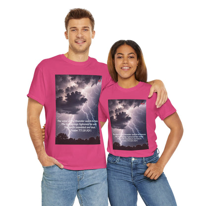 Lightning Style Thunder Unisex Heavy Cotton Tee