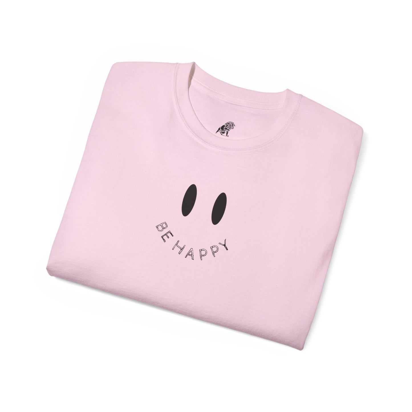 "Be Happy" Smiley Face Unisex Ultra Cotton Tee