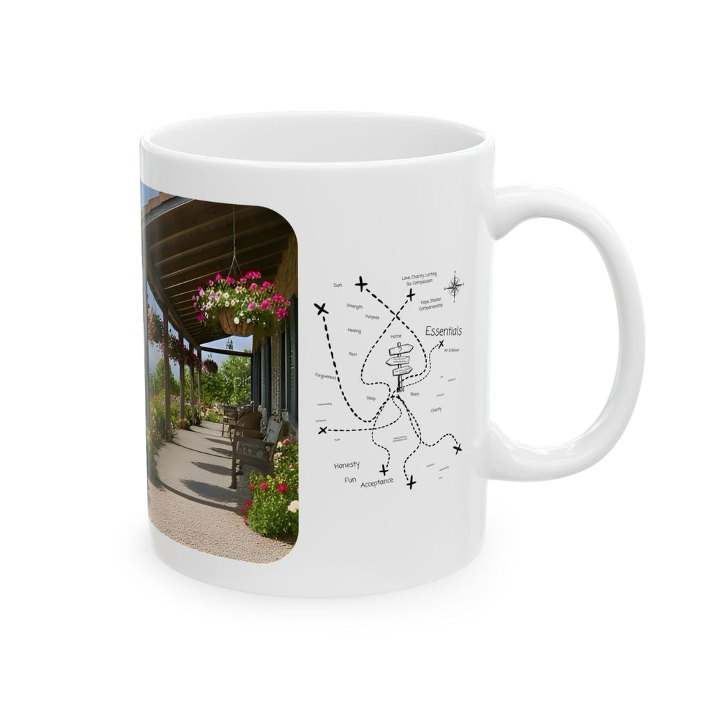 Cozy Architecture & Dreamy Landscapes #21 White Ceramic Mug – Homes Home Sweet Home Cup (11oz/15oz)