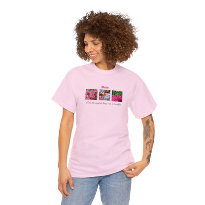 Matiby Amy's Special Flower Unisex Heavy Cotton Tee