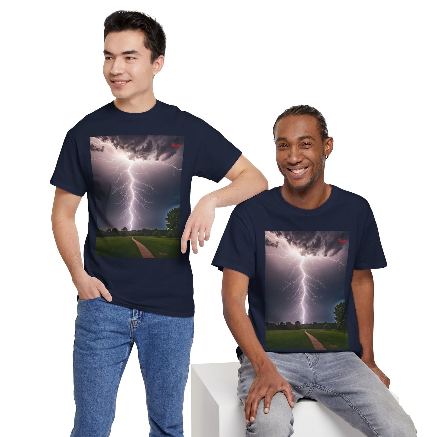 Lightning Style Unisex Heavy Cotton Tee