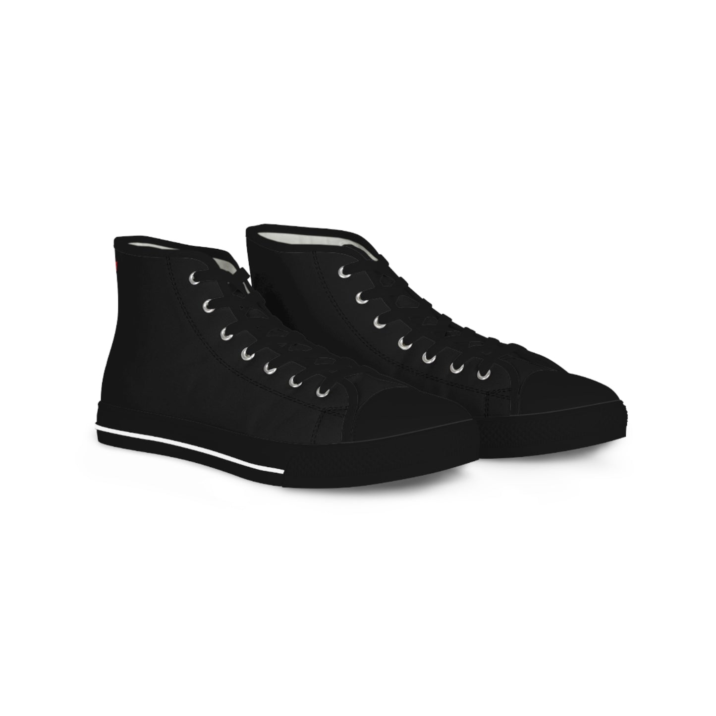 Men's "Midnight" Black High Top Sneakers