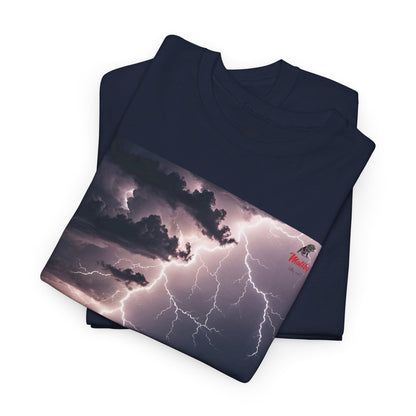 Lightning Style Earth Trembled Unisex Heavy Cotton Tee