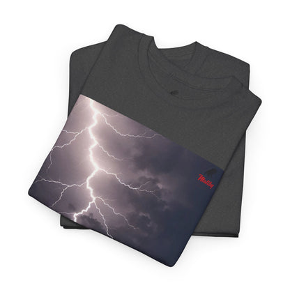 Lightning Style East West Unisex Heavy Cotton Tee