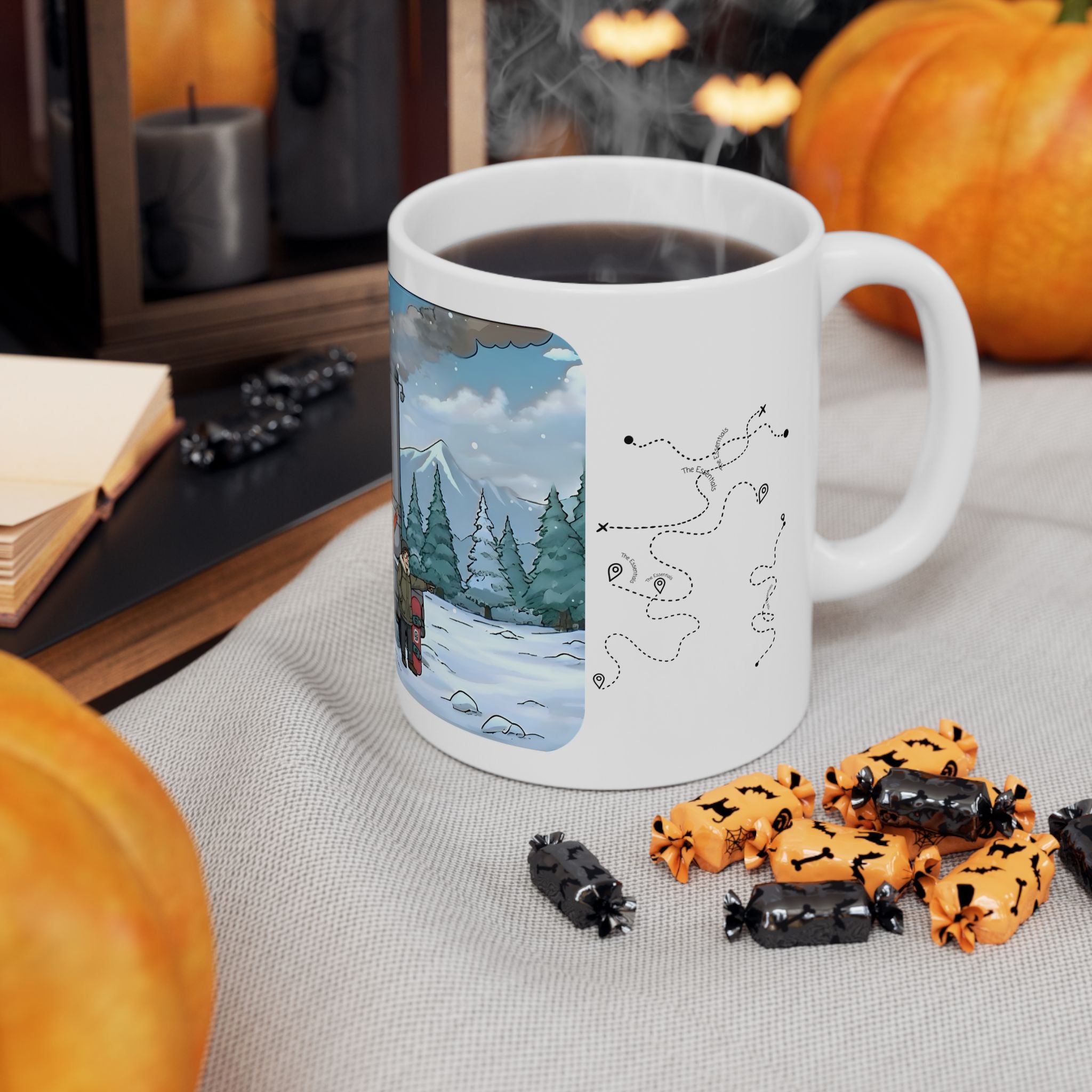 Sunshine State Pickup Trucks #14, Hauling Family Trailer White Ceramic Mug – Celebrating Companionship, Creativity & Life’s Little Wonders Cup (11oz/15oz)
