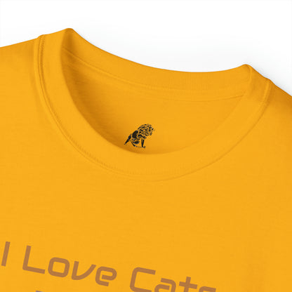 Matiby "I Love Cats" Unisex Ultra Cotton Tee