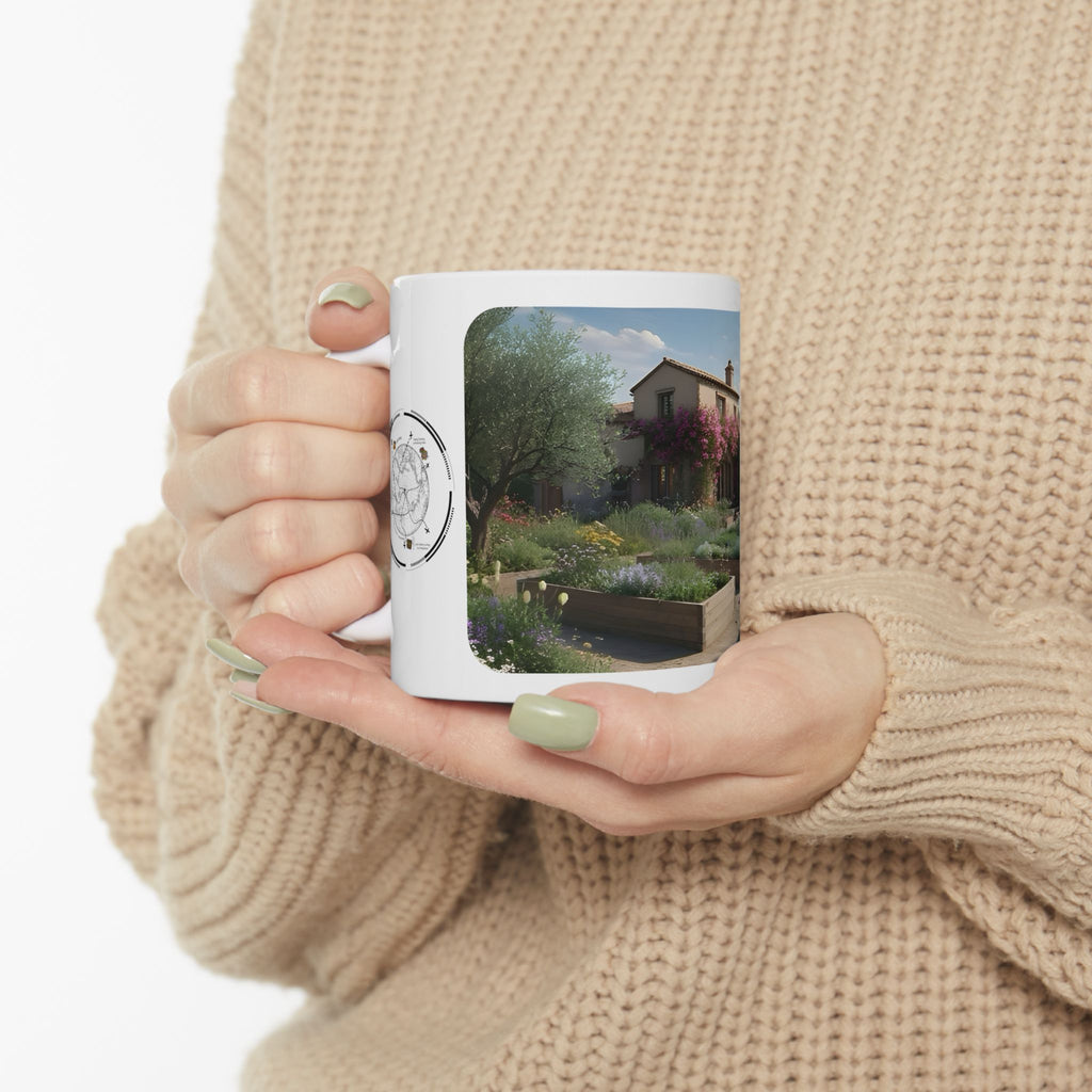 Cozy Architecture & Dreamy Landscapes #18 White Ceramic Mug – Homes Home Sweet Home Cup (11oz/15oz)