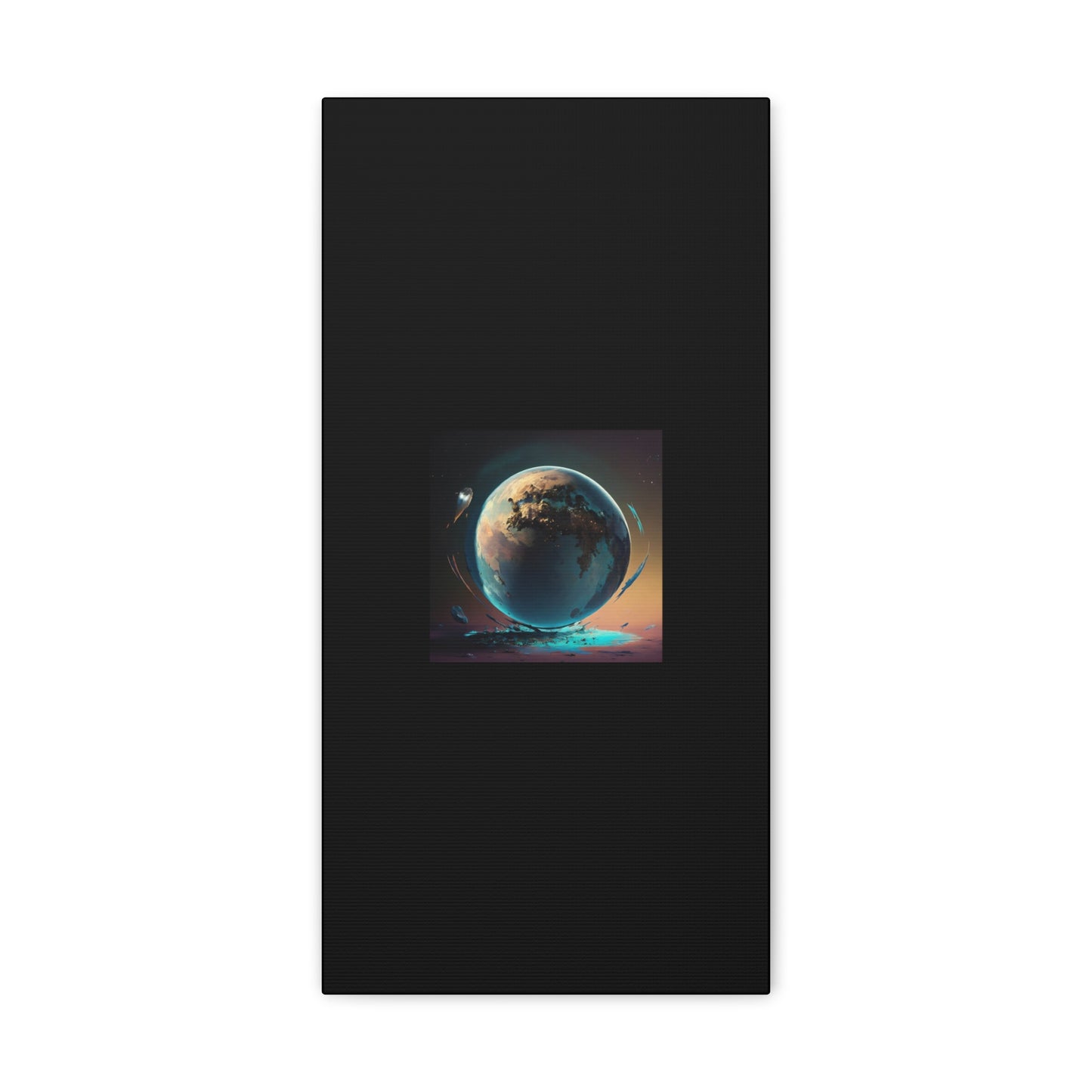 Matiby Worlds Black Canvas Gallery Wraps