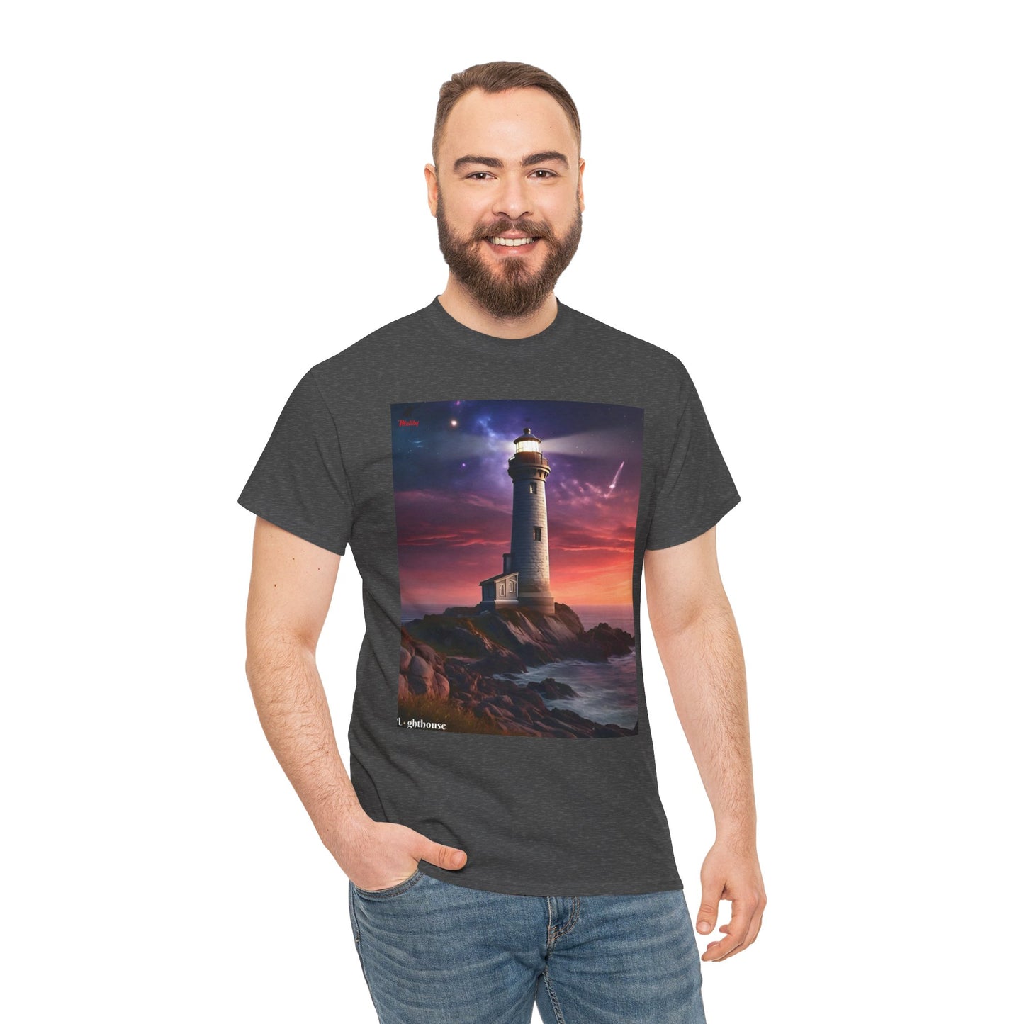 Lighthouse Unisex Heavy Cotton Tee