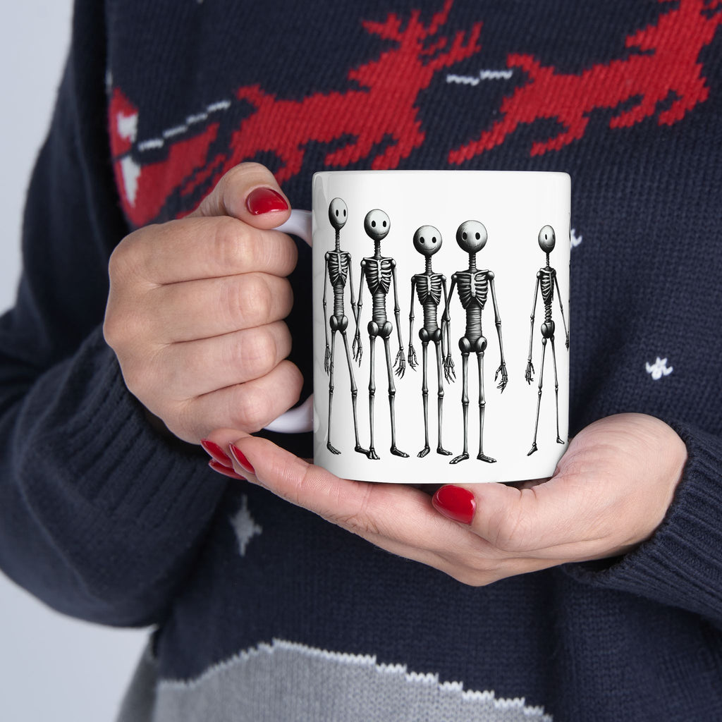 The Stick-To-It Species #11 White Ceramic Mug – Anatomy of Optimism Cup 11oz/15oz
