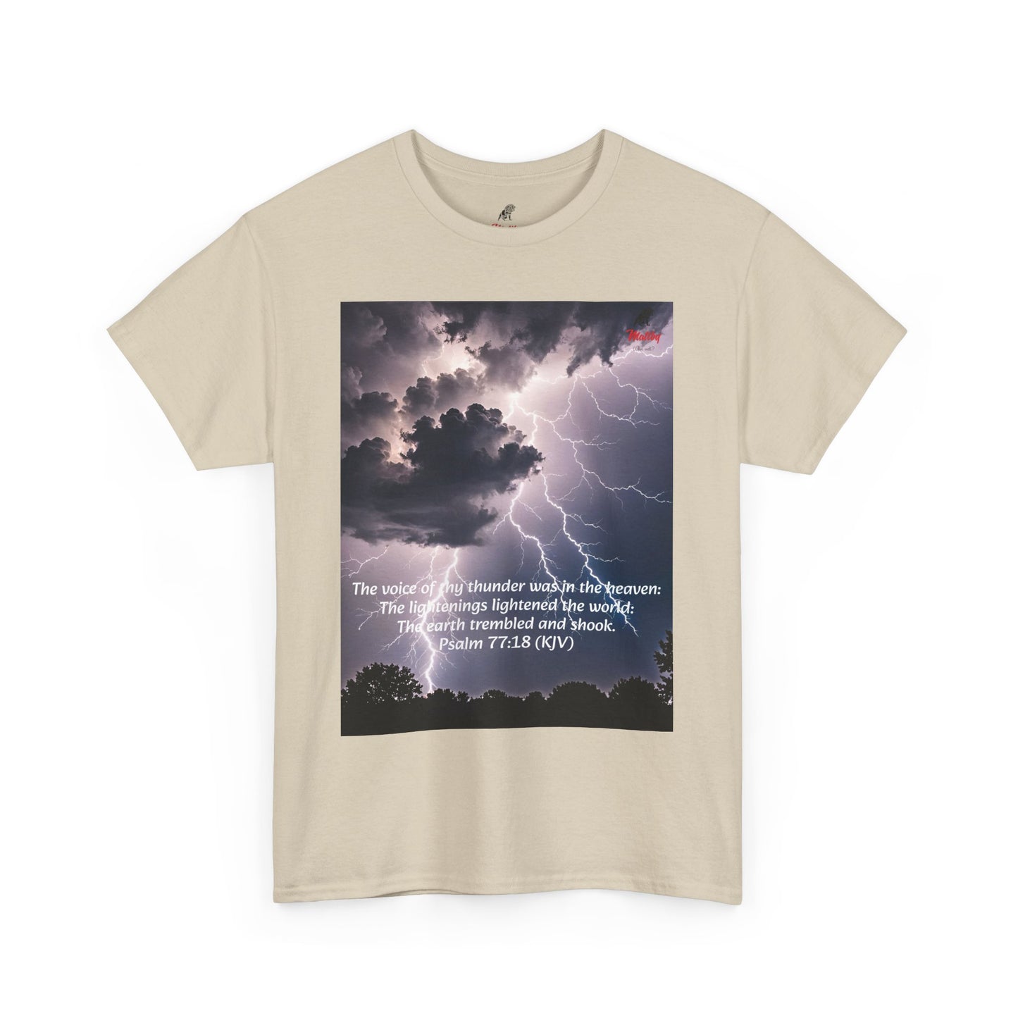 Lightning Style Thunder Unisex Heavy Cotton Tee