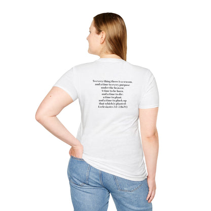 Bible Speaks Ecclesiastes 3:1-2 Unisex Softstyle T-Shirt