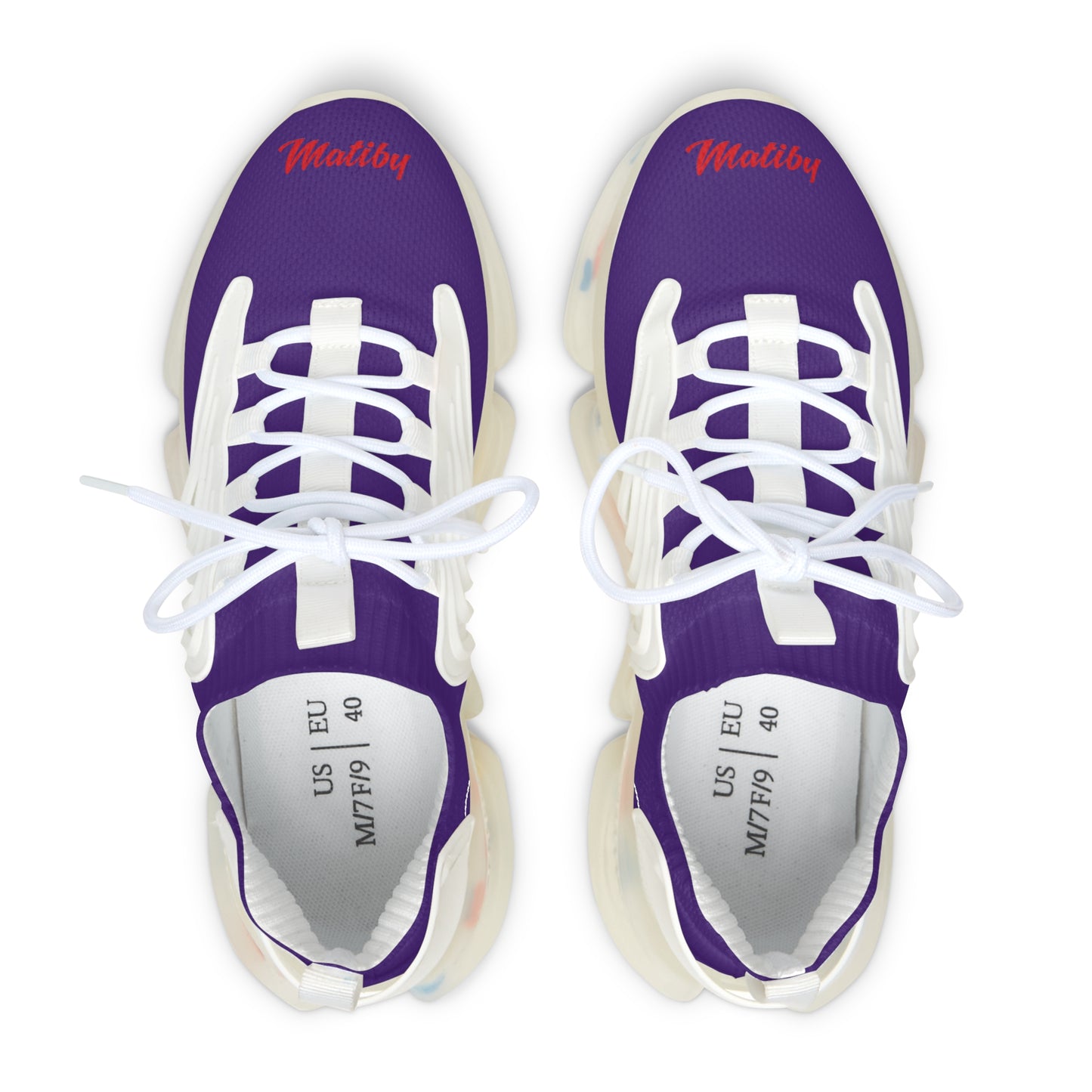 Women's Purple Mesh Sneakers