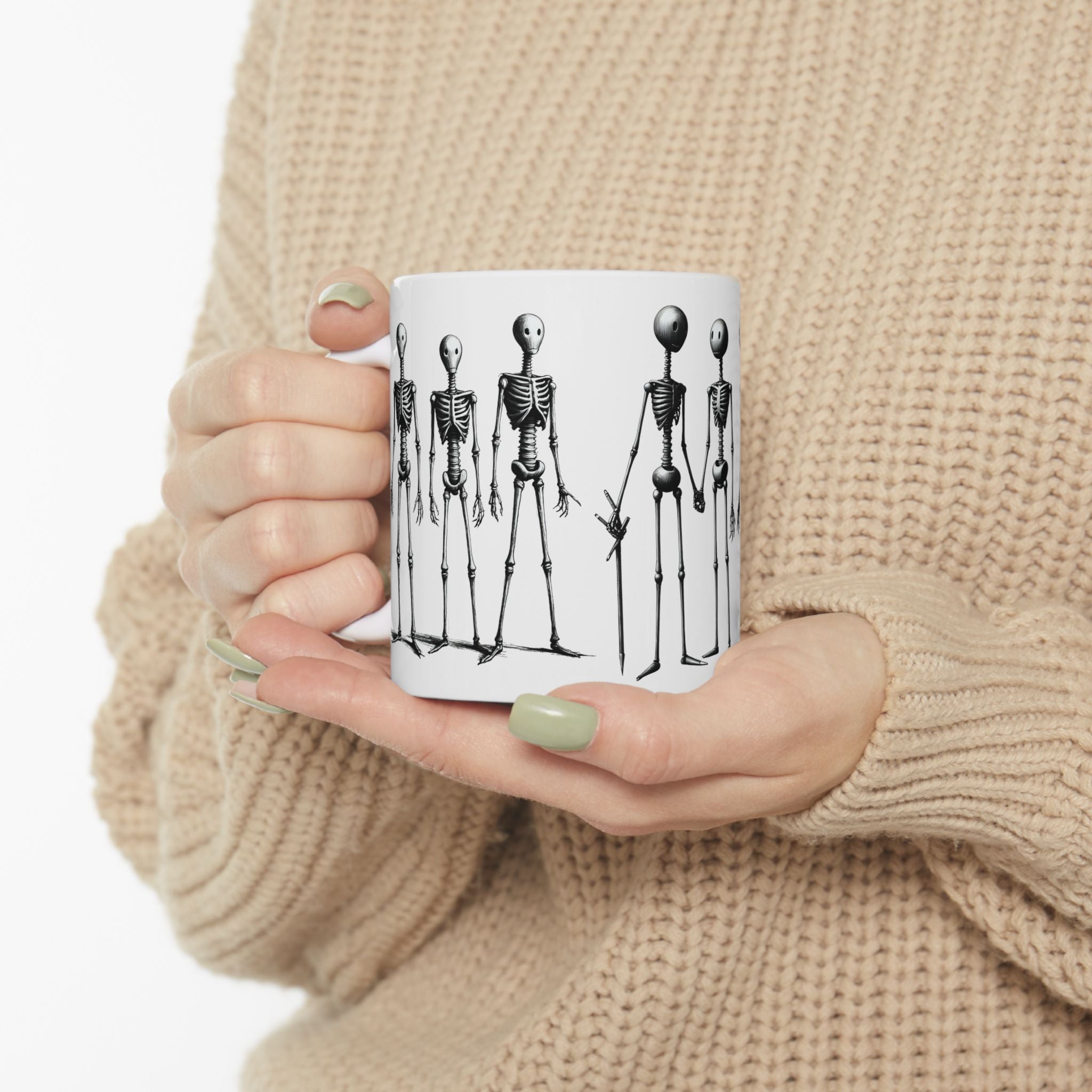 The Stick-To-It Species #12 White Ceramic Mug – Anatomy of Optimism Cup 11oz/15oz
