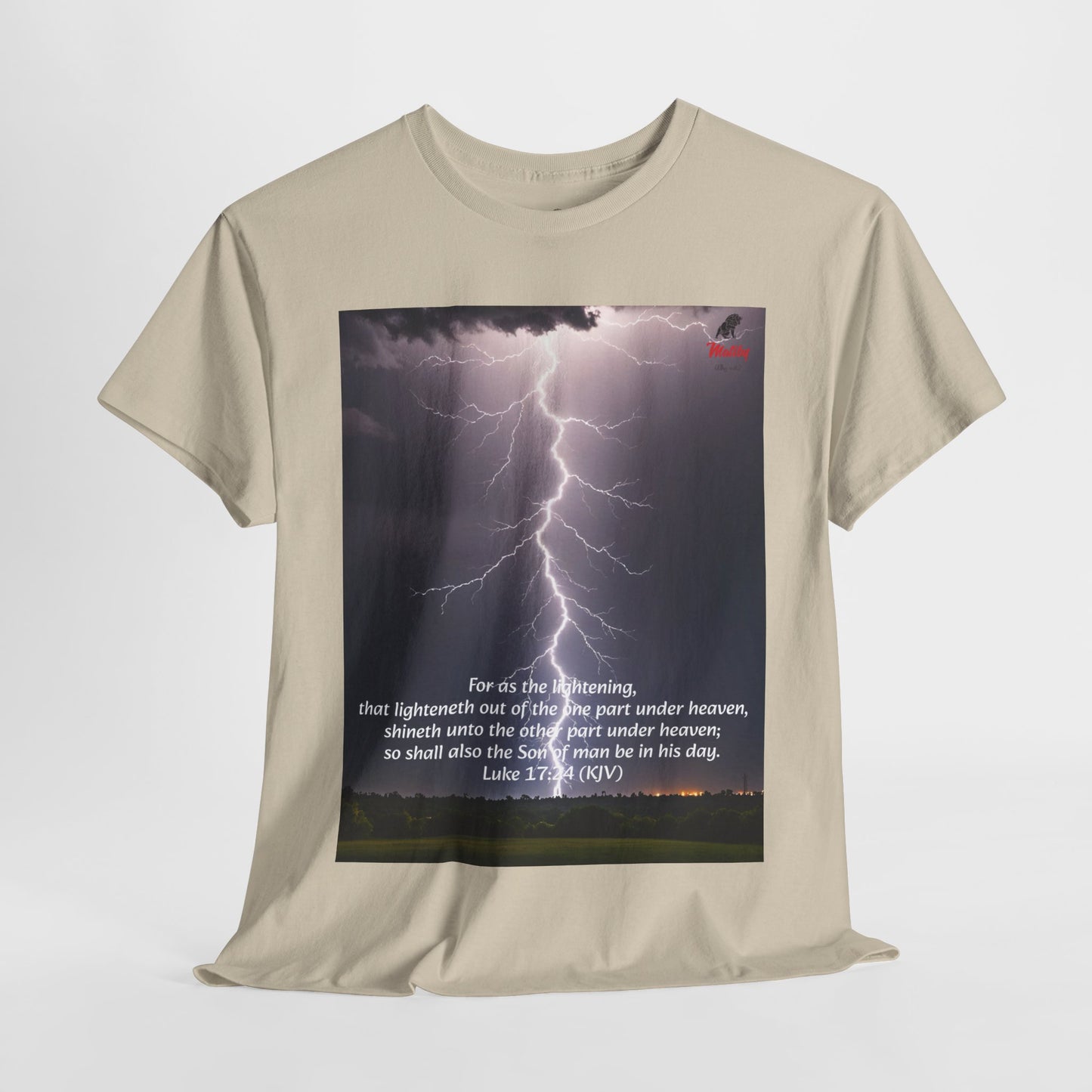 Lightning Style Son of man Unisex Heavy Cotton Tee