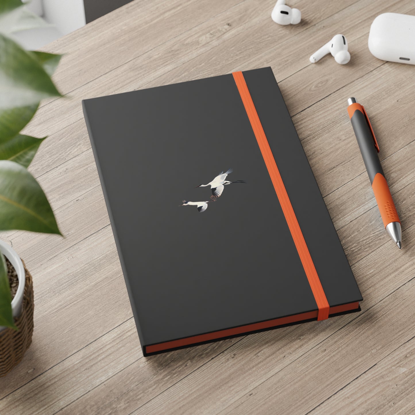 Bird Color Contrast Notebook - Ruled