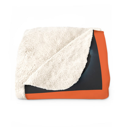 Matiby MEK Orange Sherpa Fleece Blanket