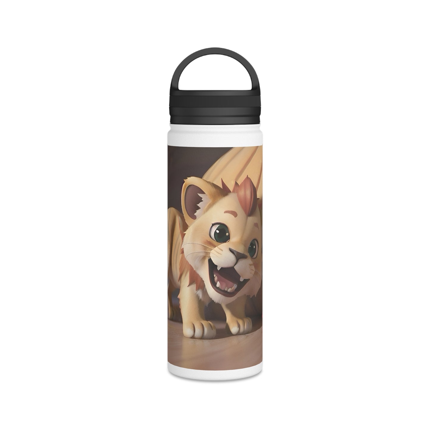 Artzy Stainless Steel Water Bottle, Handle Lid