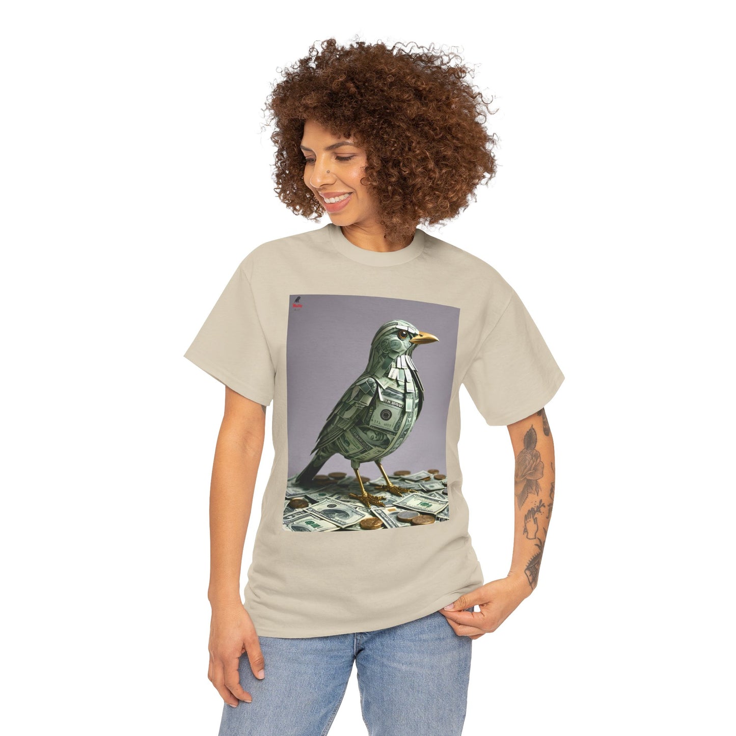 M$ney Bird Heavy Cotton Tee