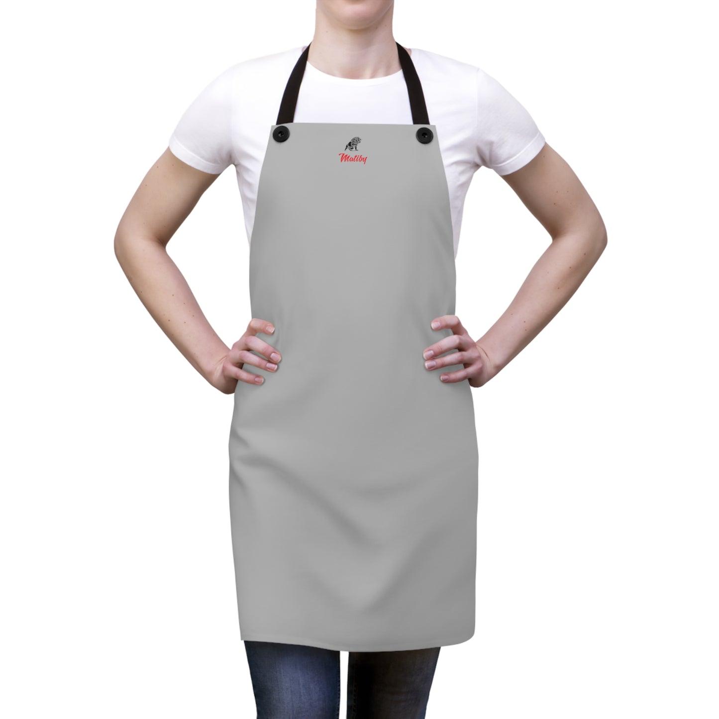 Matiby Light Grey Apron (AOP)