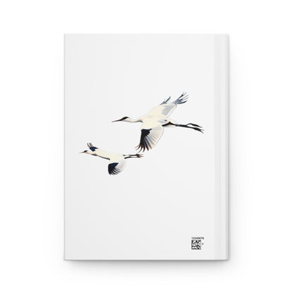 Bird Hardcover Journal Matte White