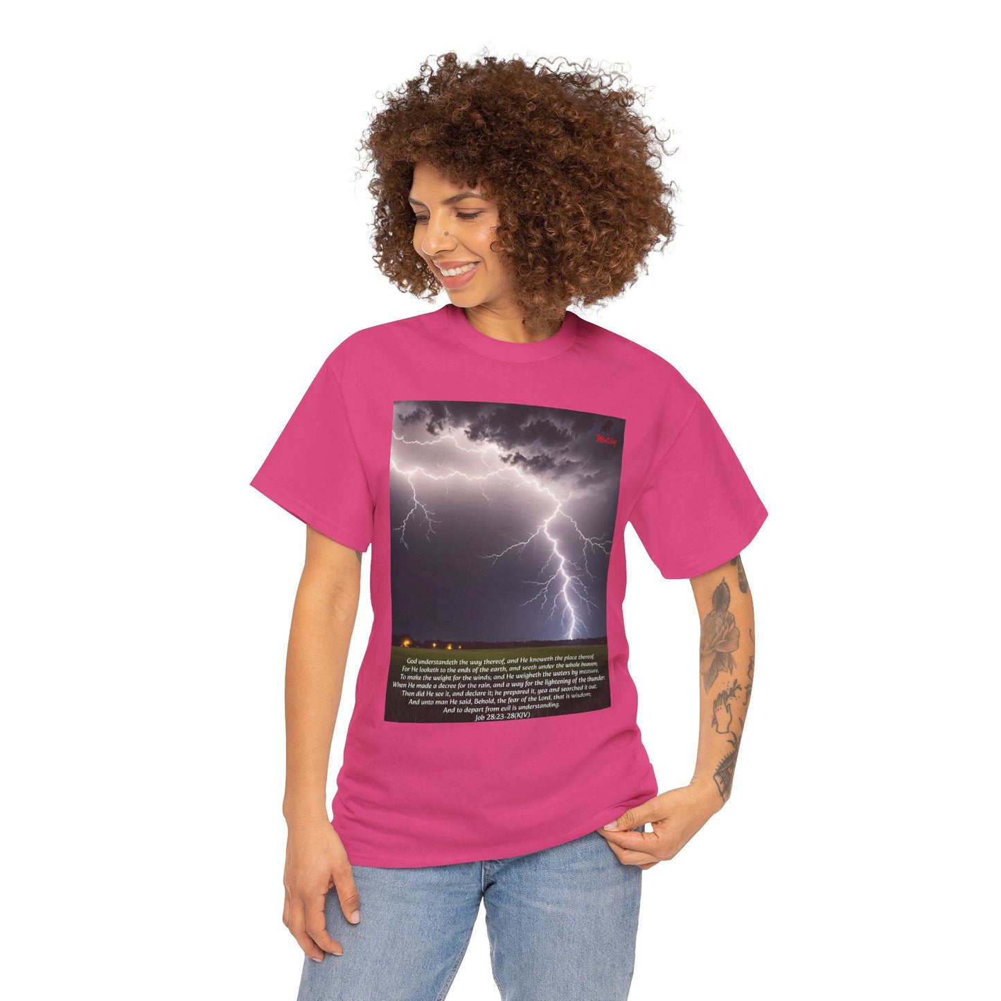 Lightning Style Fear of the Lord Unisex Heavy Cotton Tee